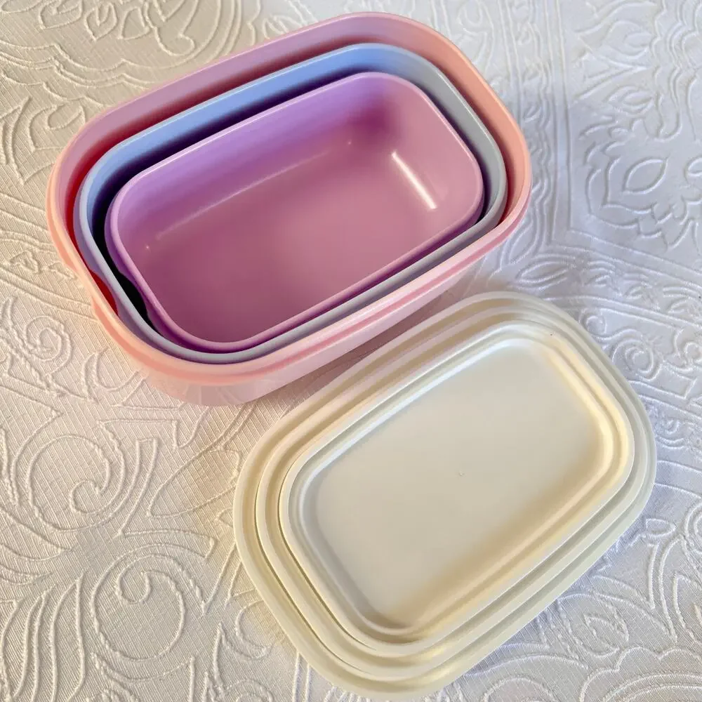 Sailor Moon Crystal nesting bento lunch box food storage containers pastel